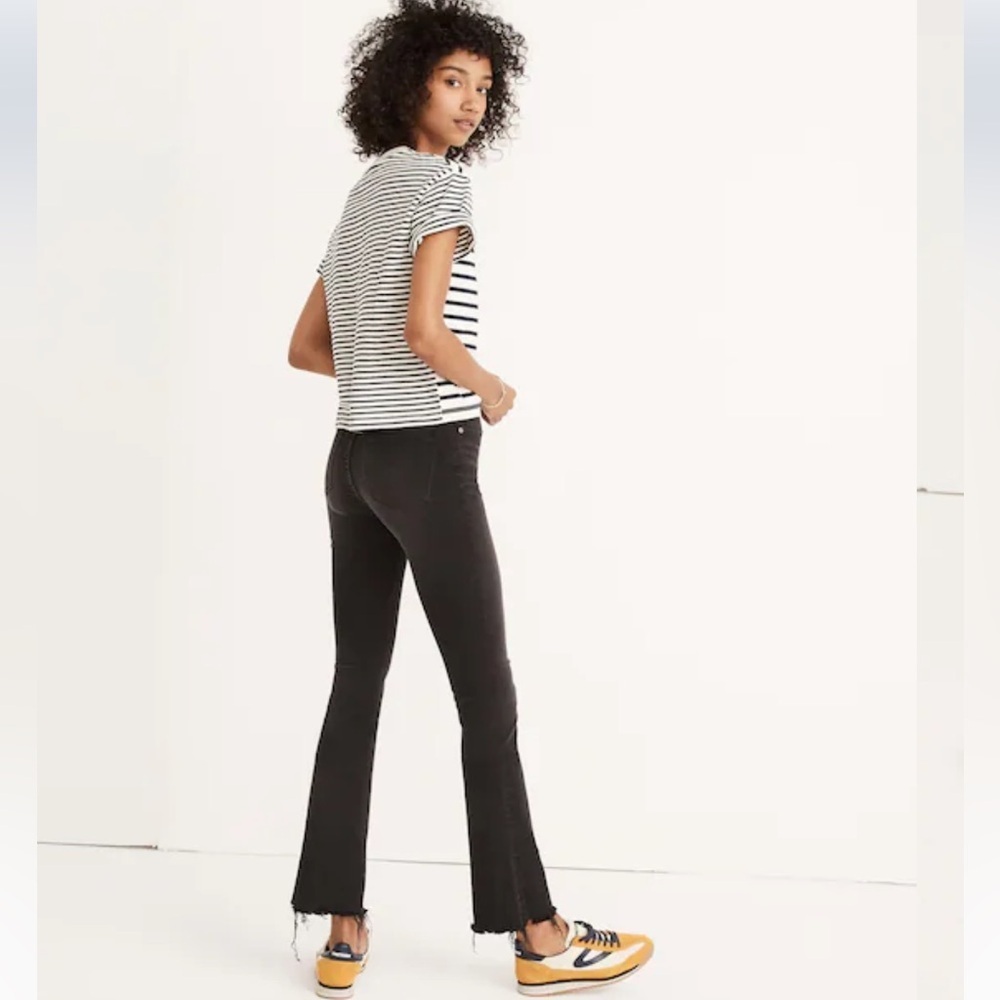 Madewell cali demi boot black jeans